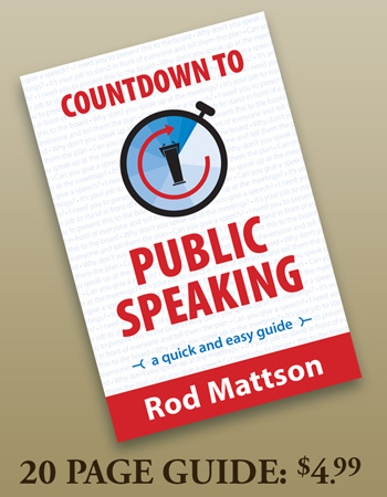 Countdown to Public Speaking